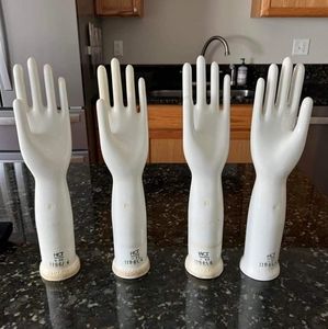 COPY - Vintage West Germany Porcelain Glove Molds